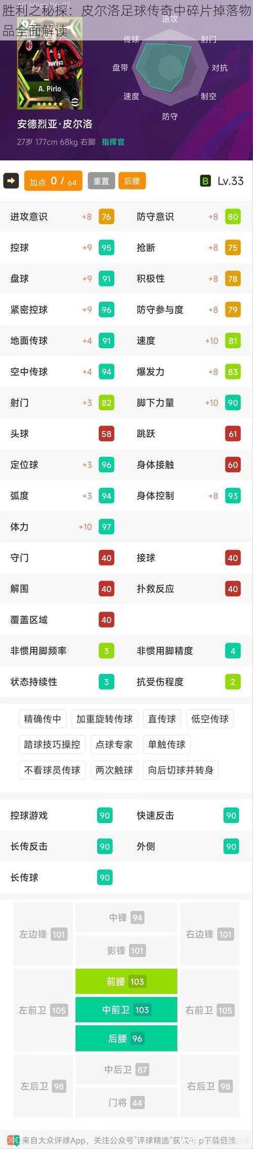 胜利之秘探:皮尔洛足球传奇中碎片掉落物品全面解读