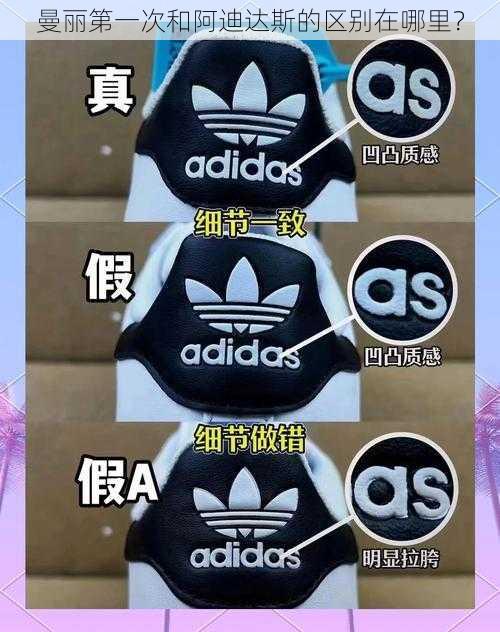 曼丽第一次和阿迪达斯的区别在哪里?