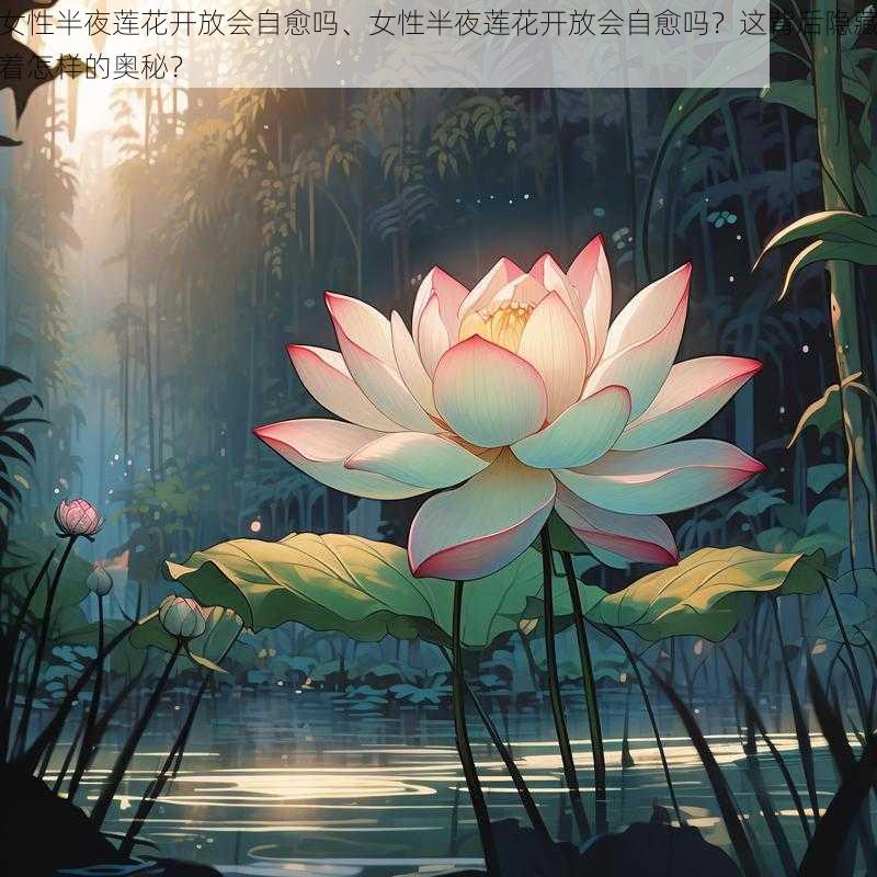 女性半夜莲花开放会自愈吗、女性半夜莲花开放会自愈吗?这背后隐藏着怎样的奥秘?