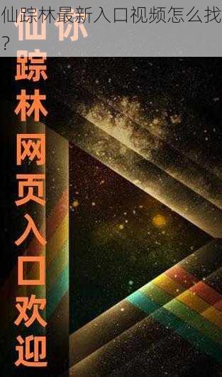 仙踪林最新入口视频怎么找?
